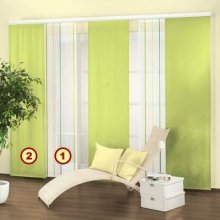 Schiebevorhang Dessin Charleston Fb. 80, 60x245 cm