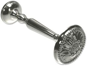 Raffhalter Blume 12 cm Chrom-Farbig