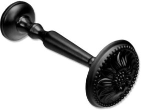 Raffhalter Blume 12 cm Schwarz