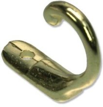 Raffhaken Standard Messing-farbig (2 Stück)