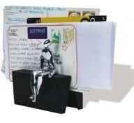 Briefehalter Messing / Aluminium IDEA - Silvanus Chrom / Schwarz