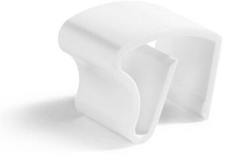 Klemmträger für Jalousien 25x25 mm Weiß (2 Stück)