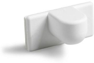 Magnethalter für Jalousien Weiß (2 Stück)