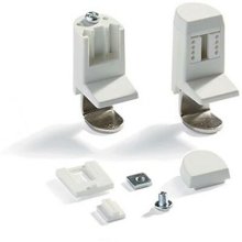 Klemmträger für Plissee Weiß (2 Stück)