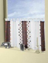 Scheibengardine Dessin Vanessa Fb. 39, 145x45 cm