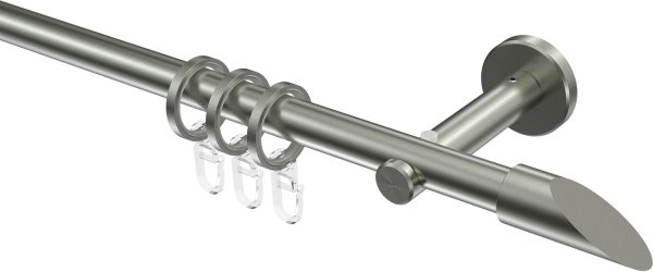 Gardinenstange Edelstahl 16 mm Ø MEDIUM - Santoni
