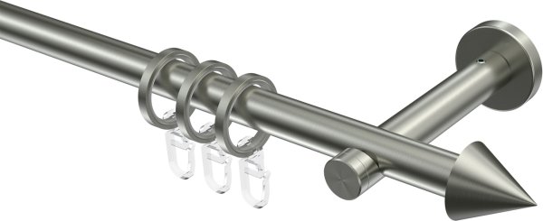 Gardinenstange Edelstahl 16 mm Ø ENORMA - Scarano