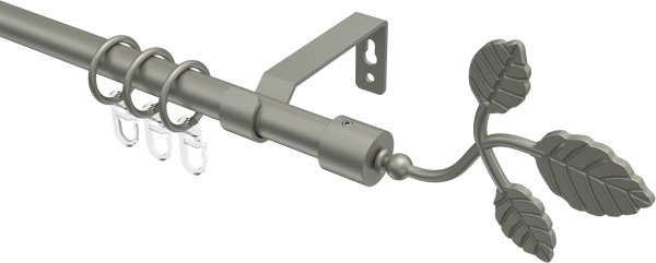 Gardinenstange Metall 16 mm Ø OLYMP - Alessia Chrom matt 100 cm