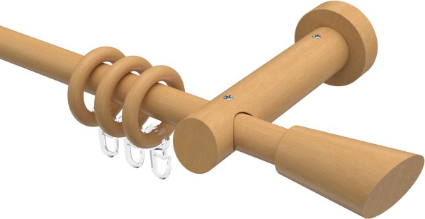 Gardinenstange Holz 20 mm Ø TALENA - Bero Buche lackiert