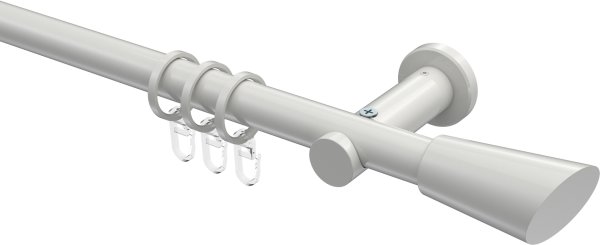 Gardinenstange Metall 20 mm Ø PLATON - Bento Weiß
