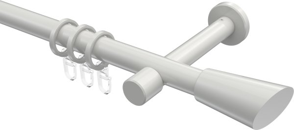 Gardinenstange Metall 20 mm Ø PRESTIGE - Bento Weiß