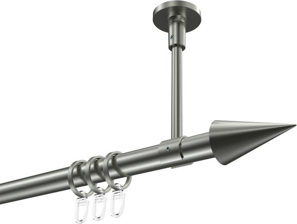 Gardinenstange Edelstahl-Optik 20 mm Ø SONETTE - Savio