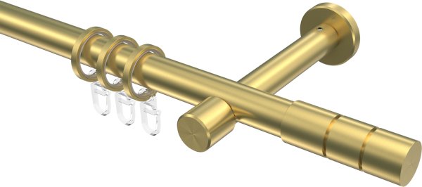 Gardinenstange Messing-Optik 20 mm Ø PRESTIGE - Elanto