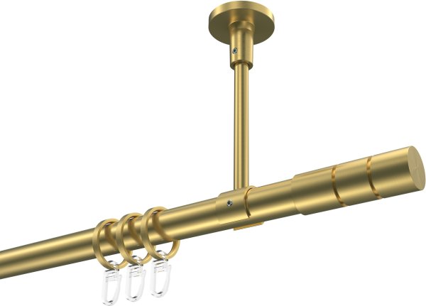 Gardinenstange Messing-Optik 20 mm Ø SONETTE - Elanto