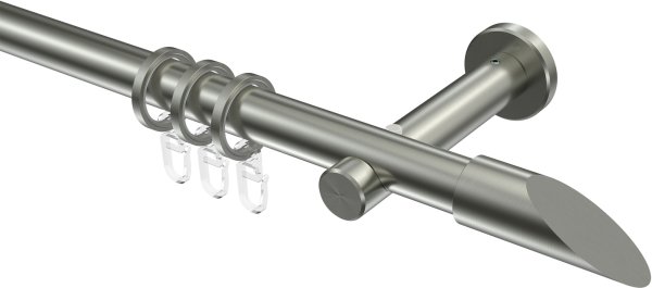 Gardinenstange Edelstahl 20 mm Ø TREND - Nevia