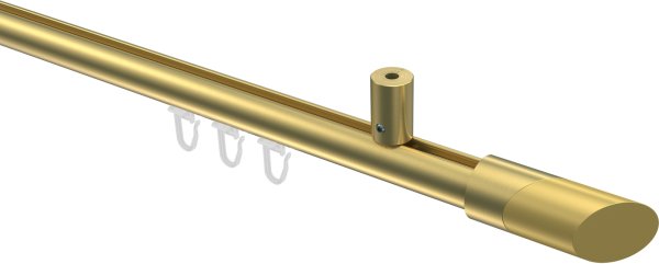 Innenlauf Gardinenstange Messing-Optik 20 mm Ø SONIUS - Verano