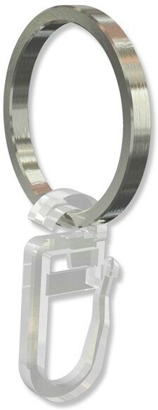 Ringe (Flachringe) Edelstahl Typ A16 für Gardinenstangen 16 mm Ø 16 Stück