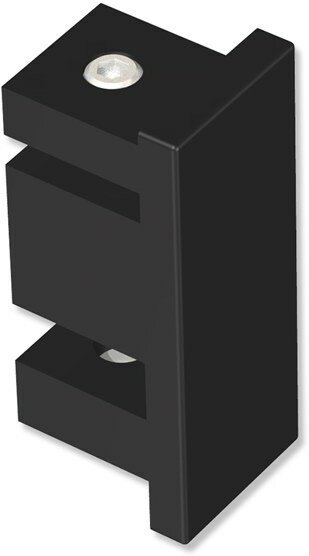 Endstücke Paxo (Kappe) Schwarz für Innenlaufstangen 14x35 mm (2 Stück) 