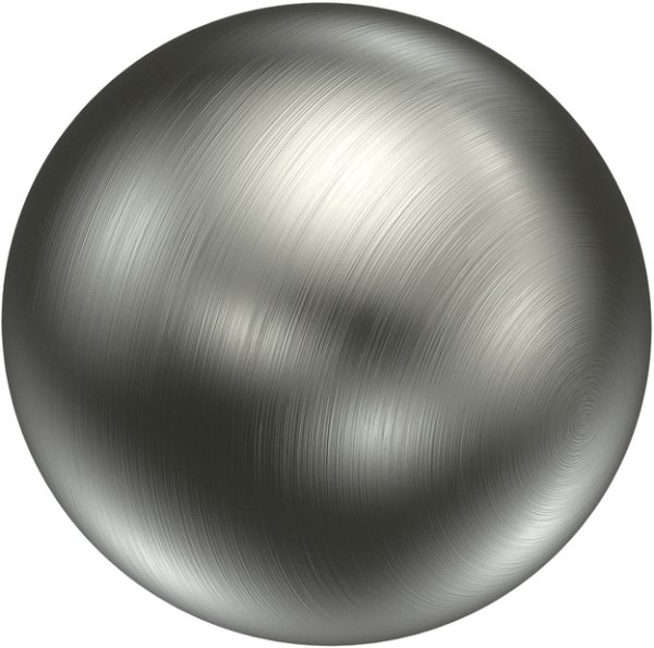 Endstücke Luino (Kugel) Edelstahl für Gardinenstangen 20 mm Ø (2 Stück) 