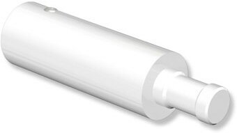 Trägerverlängerung Weiß 5 cm Typ E20 für Gardinenstangen 20 mm Ø 