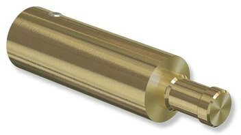 Trägerverlängerung Messing-Optik 5 cm Typ E20 für Gardinenstangen 20 mm Ø 