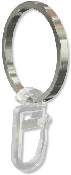 Ringe (Flachringe) Edelstahl Typ A20 für Gardinenstangen 20 mm Ø 16 Stück