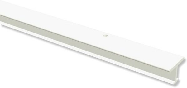 Gardinenschiene / T-Schiene Kunststoff 1-läufig FINELINE Weiß 120 cm