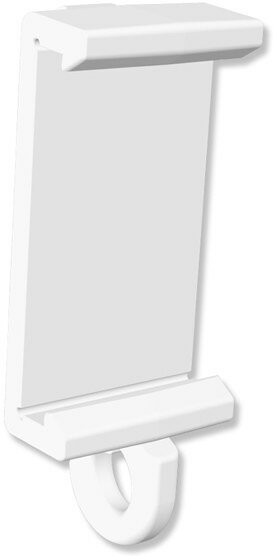 Paneelclipse Kunststoff Weiß für Paneelwagen Universal Easyslide (2 Stück) 