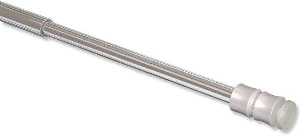 Klemmstange Metall / Kunststoff 8/6 mm Ø Flexo Chrom ausdrehbar 40-60 cm
