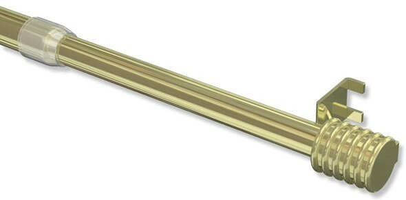 60-90 cm Klemmstange Messing-farbig / Kunststoff ausdrehbar Pavo Ø 9/7 Metall mm