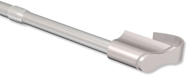 Klemmstange Metall / Kunststoff 12/10 mm Ø Sitefix Silbergrau ausziehbar 85-135 cm