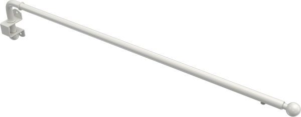 Schwenkstange Metall 13/9 mm Ø Cassina Weiß ausziehbar 60-100 cm 