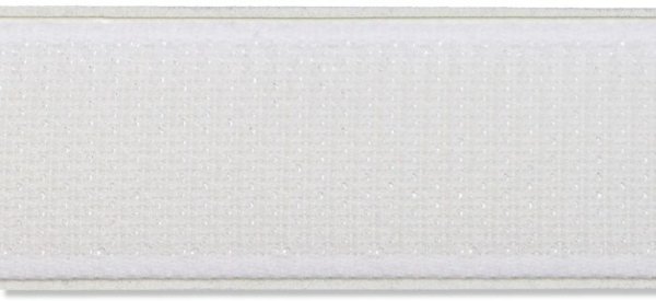 Pilzband (Klettband) selbstklebend 20 mm Weiß 1 Meter