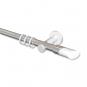 10203411-101232 Gardinenstange Metall 20 mm Ø PLATON - Verano Chrom / Weiß