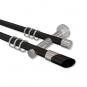 10203412-102912 Gardinenstange Metall 20 mm Ø 2-läufig PLATON - Verano Schwarz / Chrom