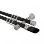 10203426-102912 Gardinenstange Metall 20 mm Ø 2-läufig PRESTIGE - Verano Schwarz / Chrom