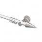 10203711-103212 Gardinenstange Metall 20 mm Ø PLATON - Savio Weiß / Chrom