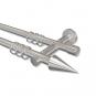 10203712-1012 Gardinenstange Metall 20 mm Ø 2-läufig PLATON - Savio Chrom