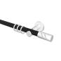 10204211-102932 Gardinenstange Metall 20 mm Ø PLATON - Zoena Schwarz / Weiß