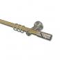 10204211-103839 Gardinenstange Messing-Optik / Edelstahl-Optik 20 mm Ø PLATON - Zoena