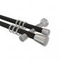 10204626-102912 Gardinenstange Metall 20 mm Ø 2-läufig PRESTIGE - Sitra Schwarz / Chrom