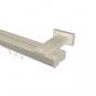 10212039-1055 Innenlauf Gardinenstange Aluminium / Metall eckig 20x20 mm 2-läufig QUADLINE - Sono Satin-Silber