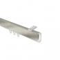 10212816-103912 Innenlauf Gardinenstange Deckenmontage Aluminium / Metall eckig 14x35 mm SMARTLINE (Universal) - Paxo Edelstahl-Optik / Chrom