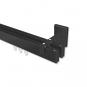 10212821-1029 Innenlauf Gardinenstange Aluminium / Metall eckig 14x35 mm 2-läufig SMARTLINE - Paxo Schwarz