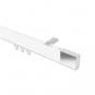 10212916-103212 Innenlauf Gardinenstange Deckenmontage Aluminium / Metall eckig 14x35 mm SMARTLINE (Universal) - Lox Weiß / Chrom