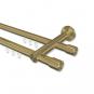 10213112-1038 Innenlauf Gardinenstange Messing-Optik 20 mm Ø 2-läufig PLATON - Santo