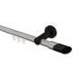 10213411-101229 Innenlauf Gardinenstange Aluminium / Metall 20 mm Ø PLATON - Verano Chrom / Schwarz