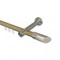 10213425-103839 Innenlauf Gardinenstange Messing-Optik / Edelstahl-Optik 20 mm Ø PRESTIGE - Verano