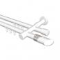 10213426-1032 Innenlauf Gardinenstange Aluminium / Metall 20 mm Ø 2-läufig PRESTIGE - Verano Weiß