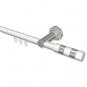 10213511-103212 Innenlauf Gardinenstange Aluminium / Metall 20 mm Ø PLATON - Mavell Weiß / Chrom